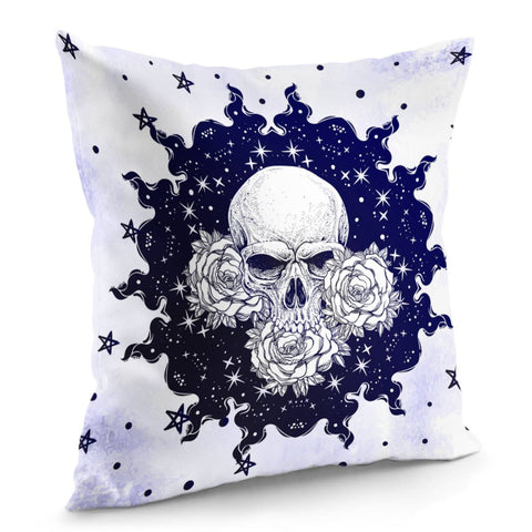 Image of Skull Pillow Cover