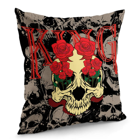 Image of Skull Pillow Cover