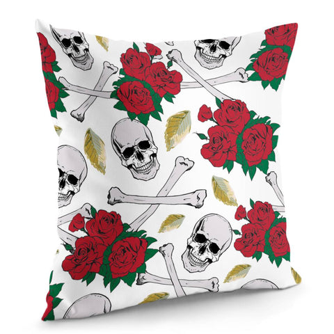 Image of Skull Pillow Cover