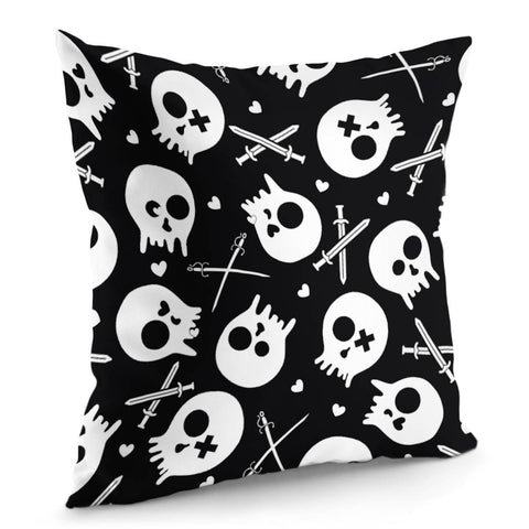 Image of Skull Pillow Cover