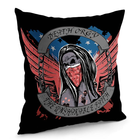 Image of Skull Pillow Cover