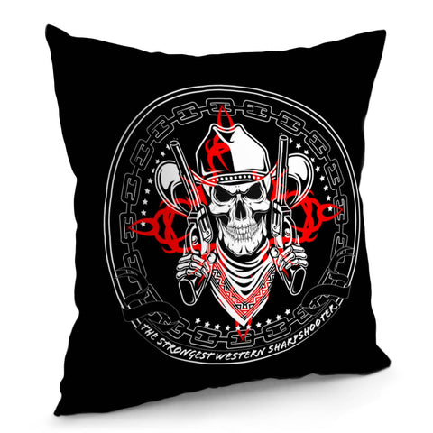 Image of Skull Pillow Cover