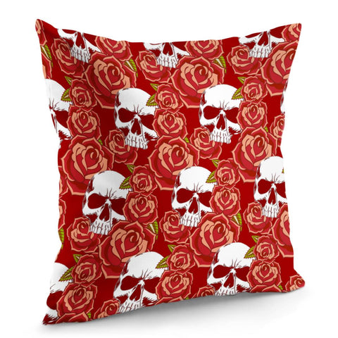 Image of Skull Pillow Cover