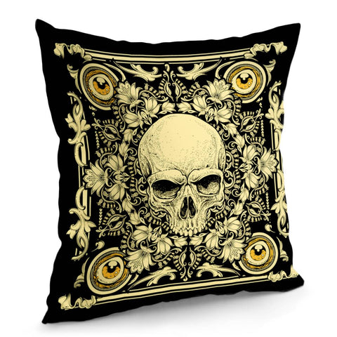 Image of Skull Pillow Cover