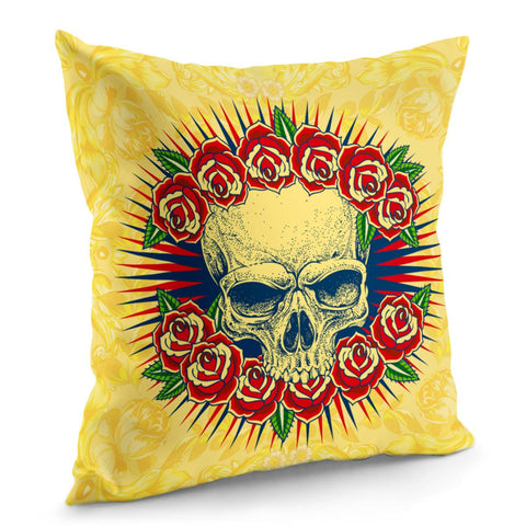 Image of Skull Pillow Cover