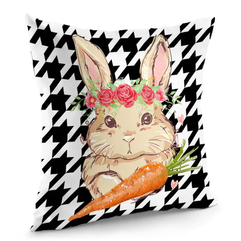 Image of Rabbit Pillow Cover