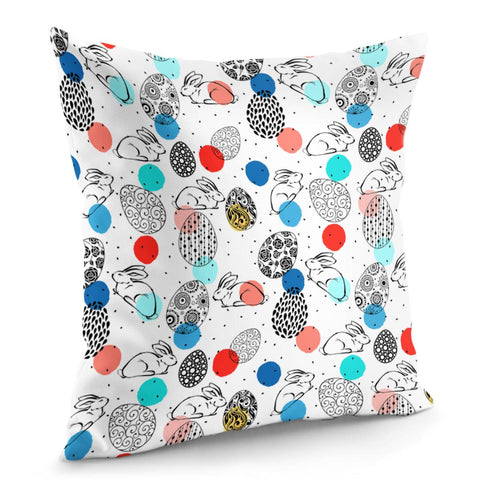 Image of Rabbit Pillow Cover