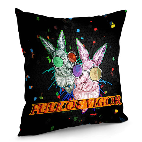 Image of Rabbit Pillow Cover