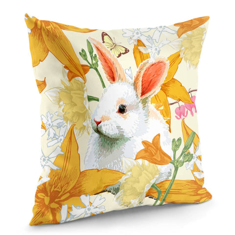 Image of Rabbit Pillow Cover