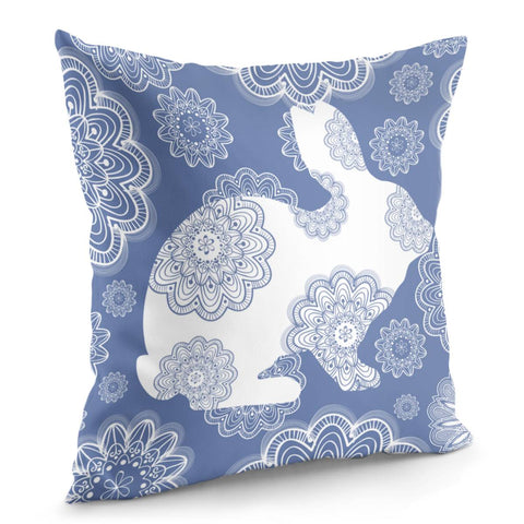 Image of Rabbit Pillow Cover