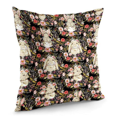 Image of Rabbit Pillow Cover