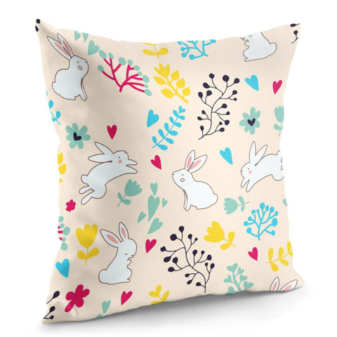 Image of Rabbit Pillow Cover