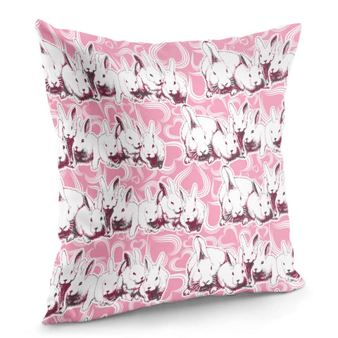 Image of Rabbit Pillow Cover