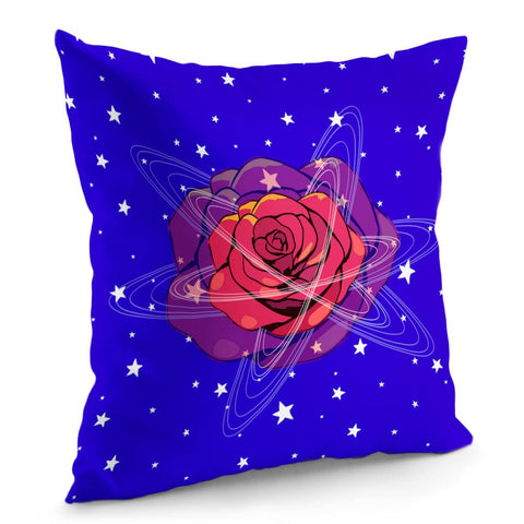 Image of Rose And The Universe Pillow Cover