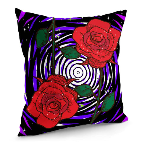 Image of Rose And The Universe Pillow Cover