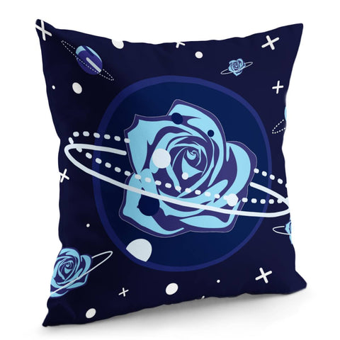 Image of Rose And The Universe Pillow Cover