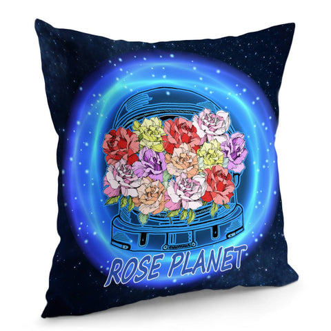 Image of Rose And The Universe Pillow Cover