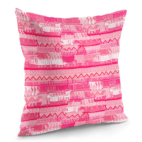 Image of Pink Ethnic Pillow Cover