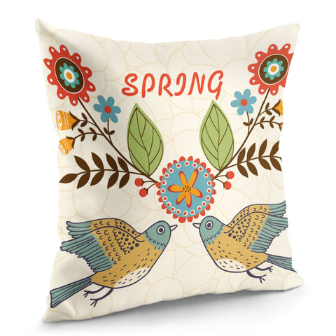 Image of Bird Pillow Cover