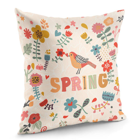 Image of Bird Pillow Cover