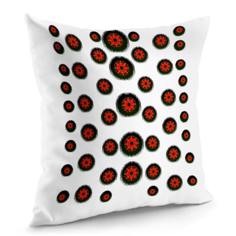 Image of Candy And Decorative Blobs Pillow Cover