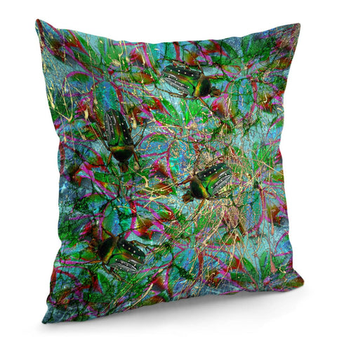 Image of Wandering Beetles Pillow Cover