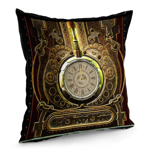 Image of Steampunk, Clockwork Pillow Cover