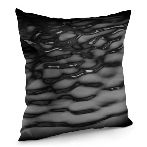 Image of Black And White Water Pillow Cover