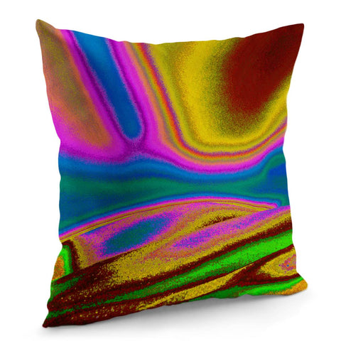 Image of Colorful Waves Pillow Cover