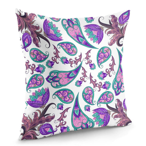 Image of Paisley Flower Pillow Cover