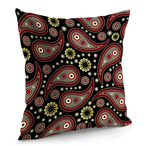 Image of Paisley Flower Pillow Cover