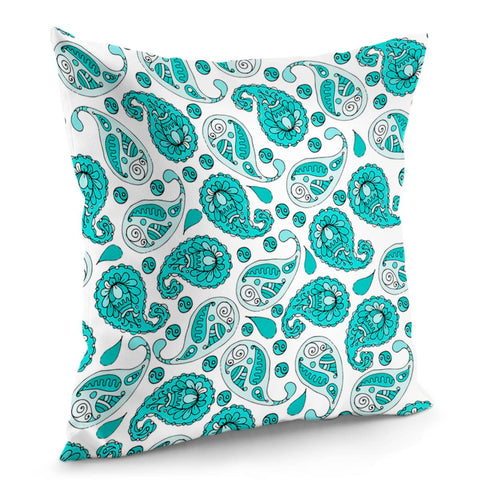 Image of Paisley Flower Pillow Cover