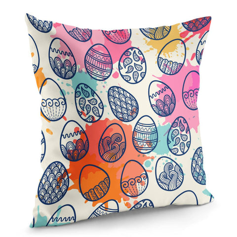 Image of Easter Eggs Pillow Cover