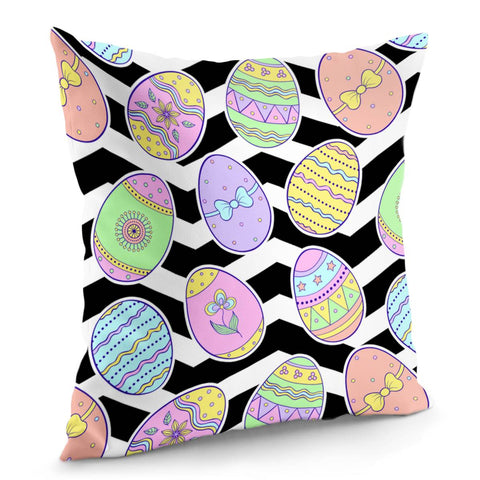 Image of Easter Eggs Pillow Cover