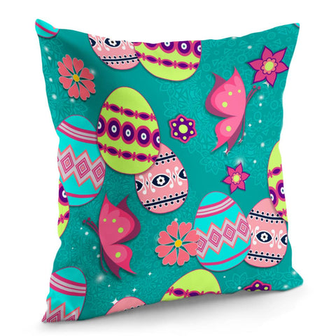 Image of Easter Eggs Pillow Cover