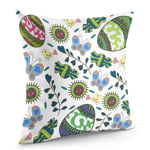 Image of Easter Eggs Pillow Cover