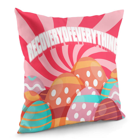 Image of Easter Eggs Pillow Cover