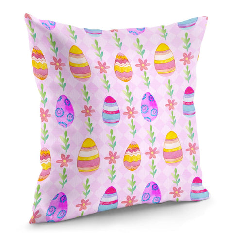 Image of Easter Eggs Pillow Cover