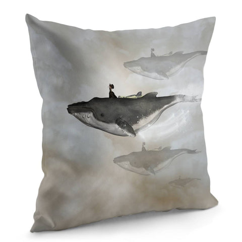 Image of Fantas Whal Pillow Cover