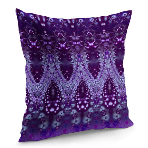 Image of Lavender Lace On Purple Pillow Cover