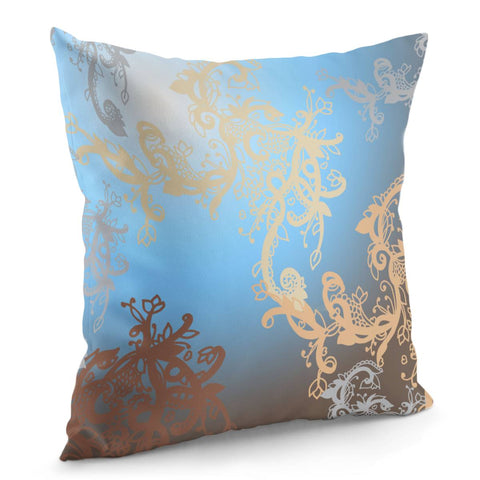 Image of Blue Pillow Cover