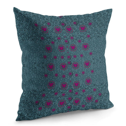 Image of Lovely Ornate Hearts Of Love Pillow Cover