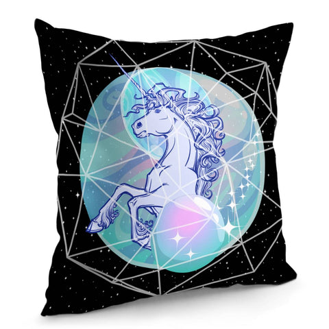 Image of Unicorn And Universe Pillow Cover