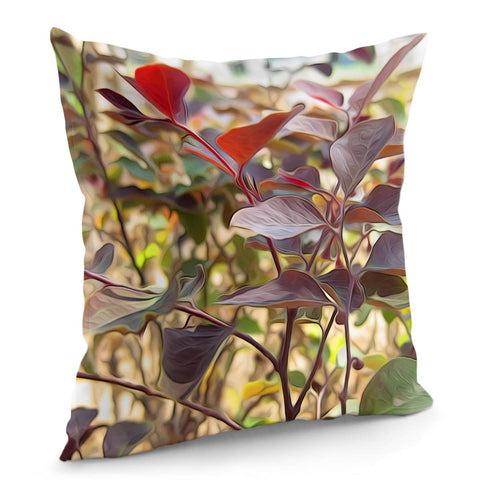 Image of Beautiful Red Leaves Pillow Cover