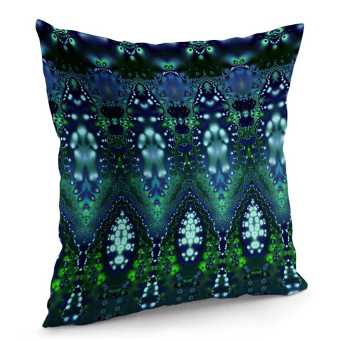 Image of Emerald And Blue Pillow Cover