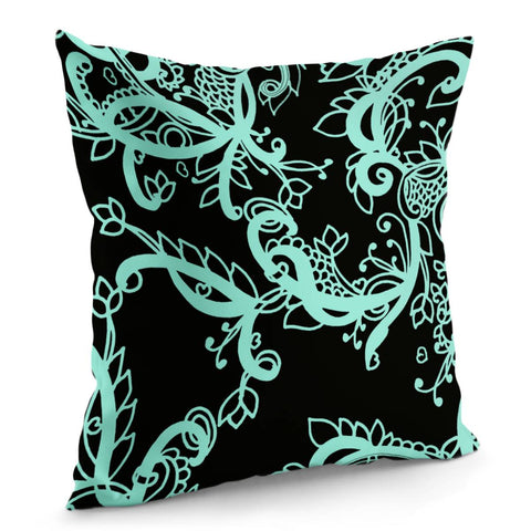 Image of Blue Pillow Cover