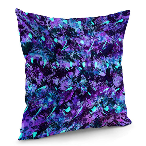 Image of Purple And Teal Madness Pillow Cover