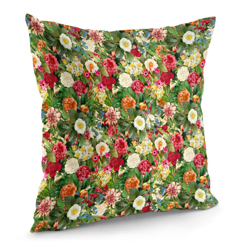 Image of Vintage Flowers Pillow Cover