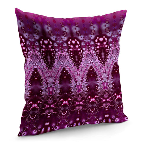 Image of Fractal Lace Lipstick Pink Pillow Cover