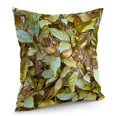 Image of Garden Leaves Pillow Cover